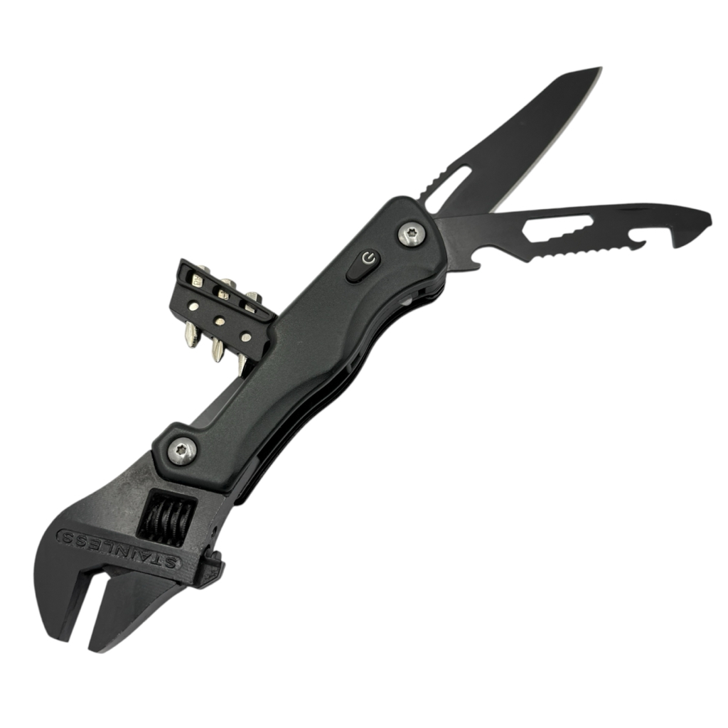 WERK Мультиінструмент (мультитул) 8в1 Silver MFT-F150A-P