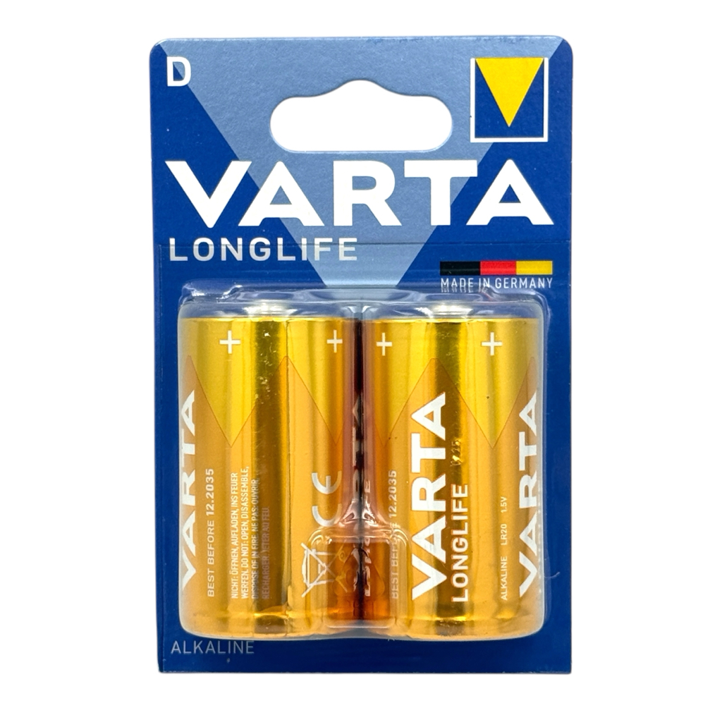 VARTA LONGLIFE D/LR20 1,5V (уп./2шт.)