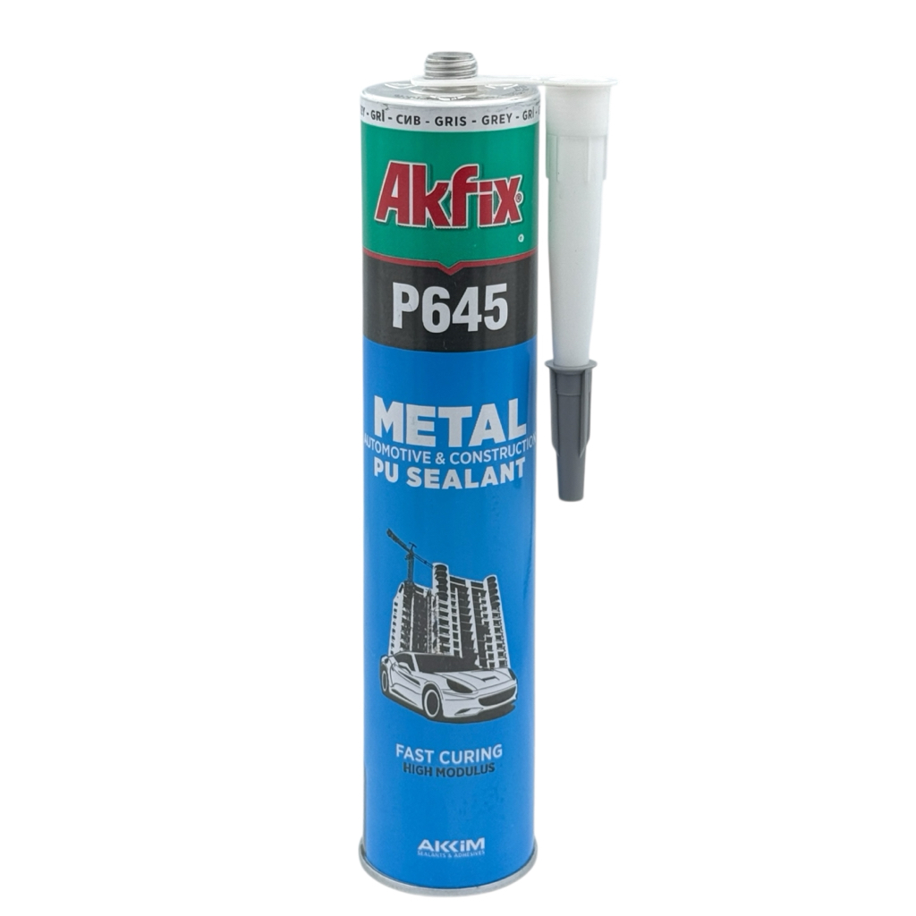 AKFIX P645 Герметик полиуритановый автомобильный (серый) 310мл.