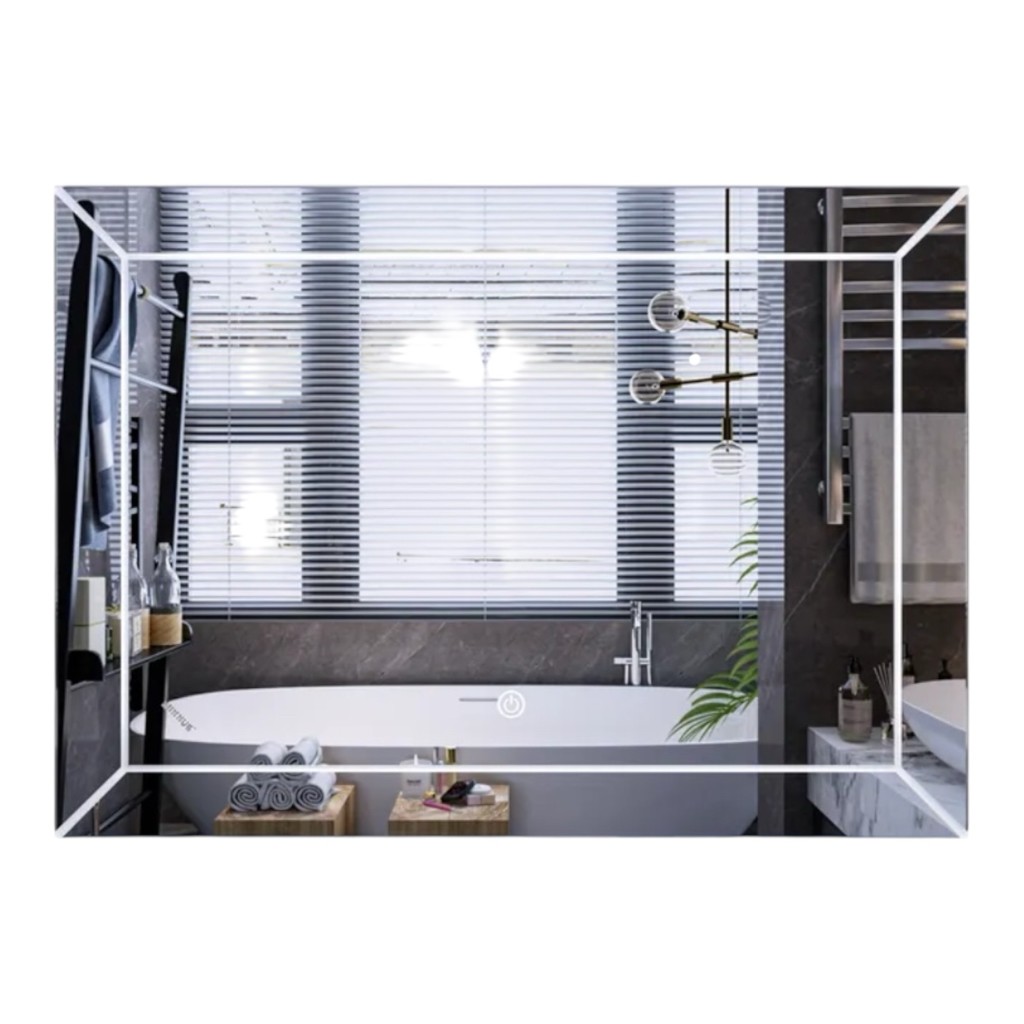 MIXXUS Premium CUBIC MR14-80x60-REVERSE Дзеркало (LED Touch, Anti-fog, димер) (MP6648)