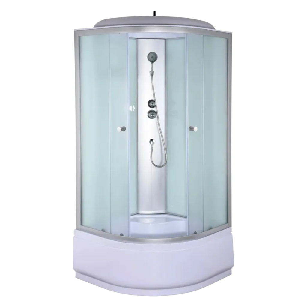 MIXXUS STRONG SB01-90x90x215-FB SATIN Душовий бокс 90*90мм. (високий піддон) (MI6884)