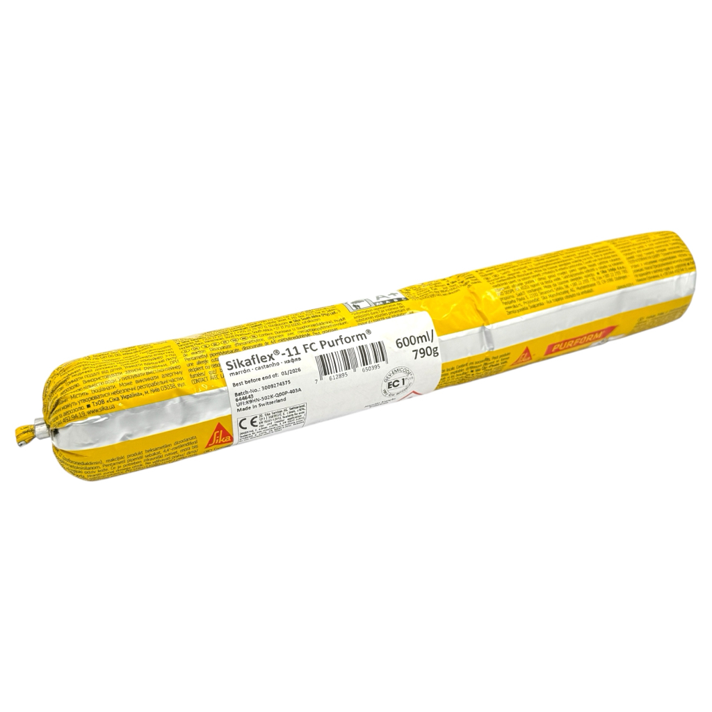 Sika Sikaflex-11FC+ Клей-герметик 600мл./790гр. (коричневий)