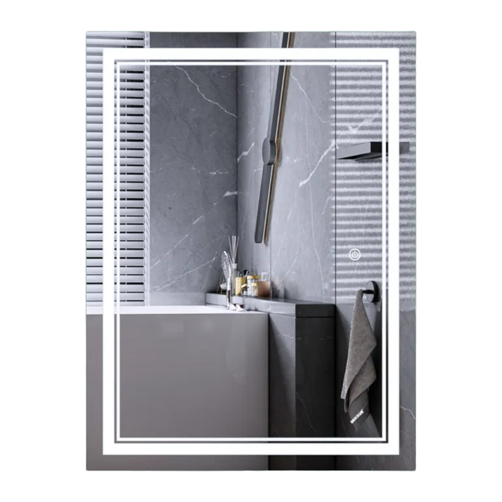 MIXXUS Premium QUADRO MR20-90x70-REVERSE Дзеркало (LED Touch, Anti-fog, димер) (MP6621)