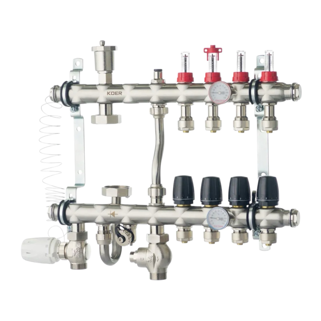 KOER KR.S1012-4 Коллектор со встроенным смешив. узлом 1