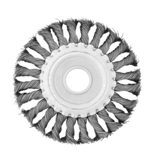 INTERTOOL Щетка кольцевая 180x22,2 мм (пучки витой проволоки) BT-7180