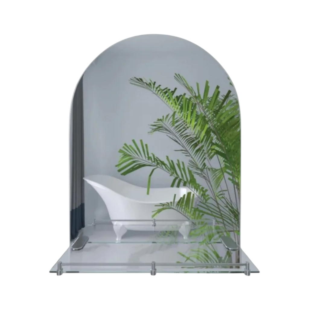 ZERIX LAGUNA MRZ03-45x60x11 Дзеркало з полицею 450*600*110мм. (ZX5621)