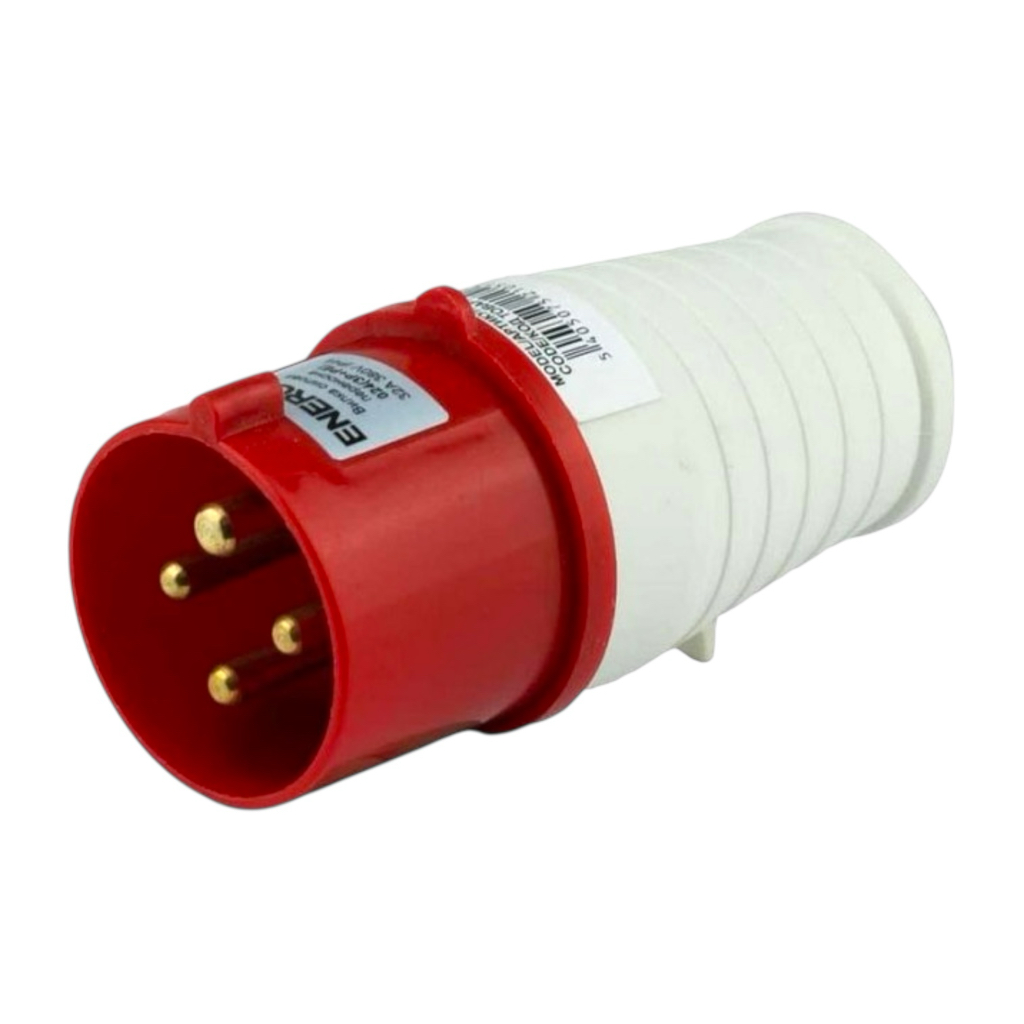 ENERGIO Вилка силова переносна 220V 32A IP44 024(3P+PE) IC-024