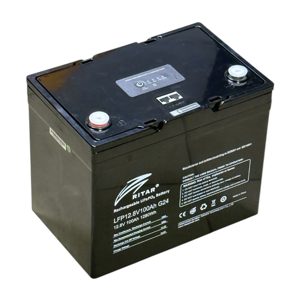 RITAR LFP12.8V100AH G3 Акумулятор LiFePo4 12,8V/100Ah 1280Wh