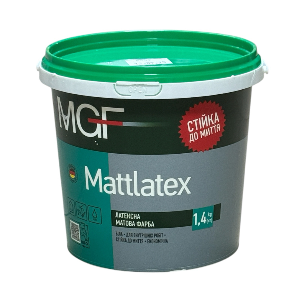 MGF MATTLATEX Краска для внутренних работ 1,4 кг.