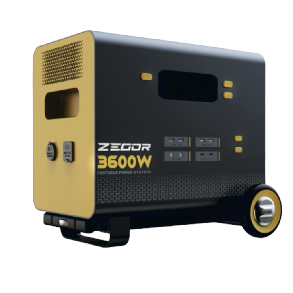 ZEGOR YC3600 Портативная зарядная станция 220В 3600/7200Вт. (3932,1Вт-год)
