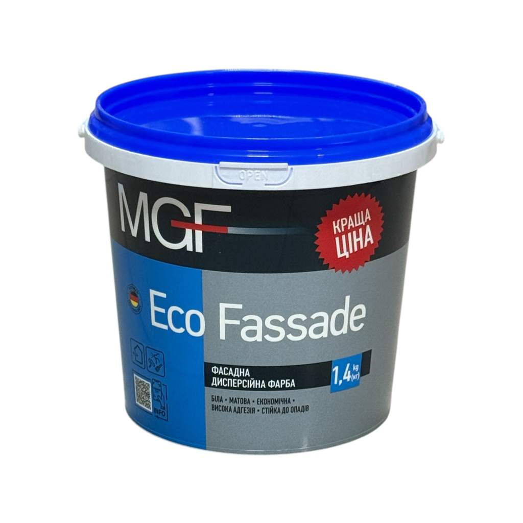 MGF Eco Fassade Краска фасадная 1,4 кг.