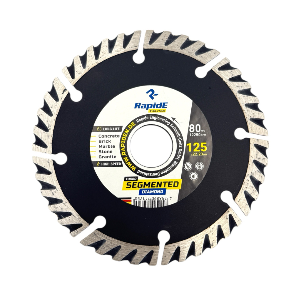 RAPIDE TURBO SEGMENT Диск алмазный 125*22,2мм. R1178 RAHФ-00001925