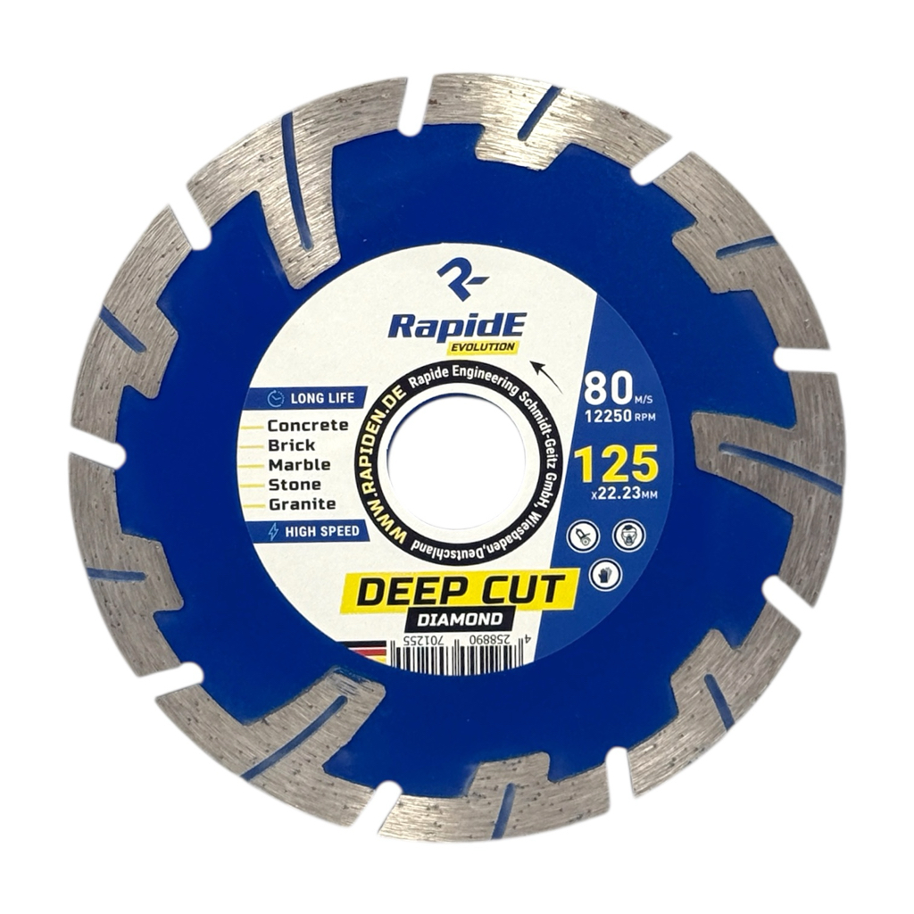 RAPIDE DEEP CUT Диск алмазний Ø125*22,2мм. R0125 RAHФ-00001171