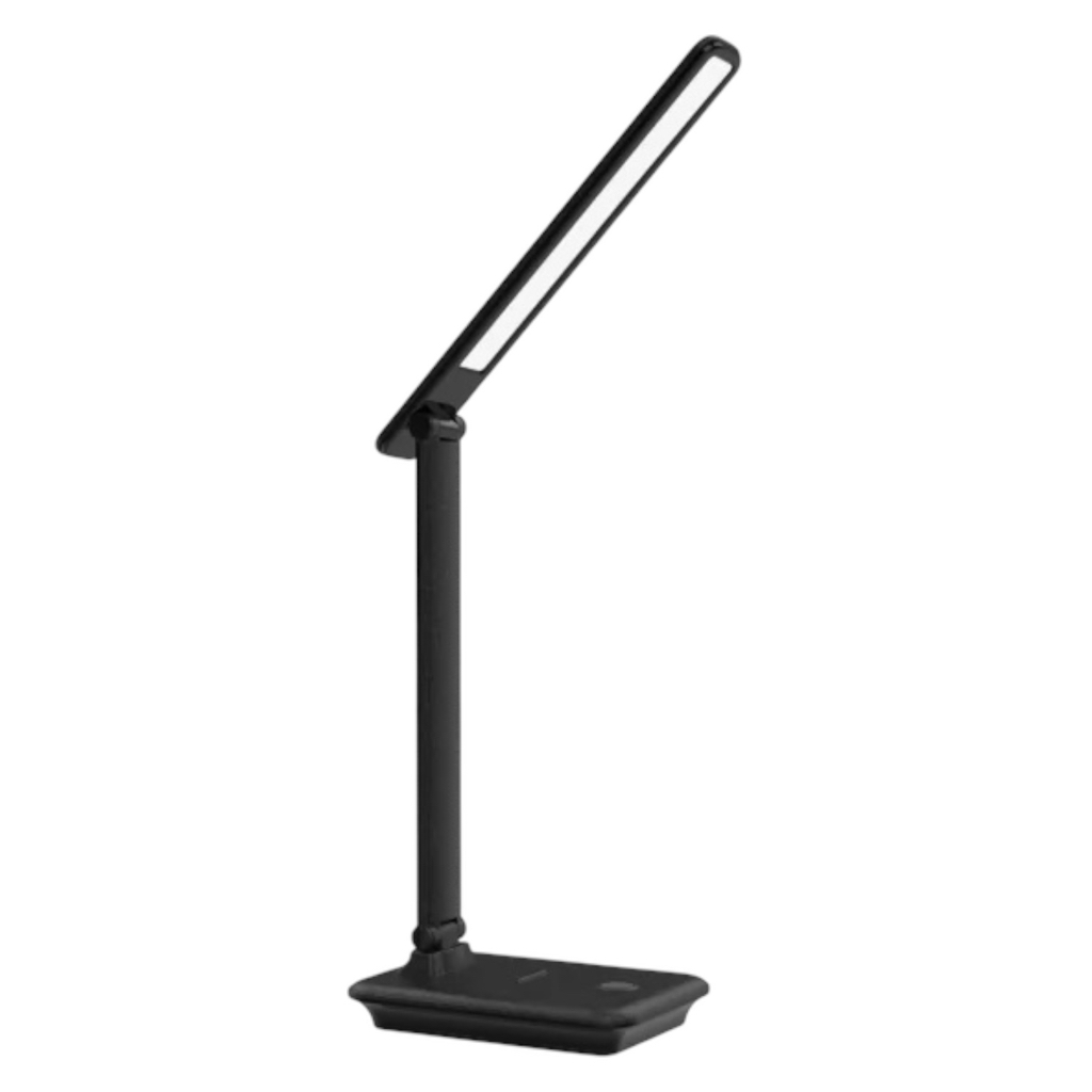LUXEL Настільна LED-лампа 10W 3000-6500K 650Lm (ЧОРНА) TL-13B