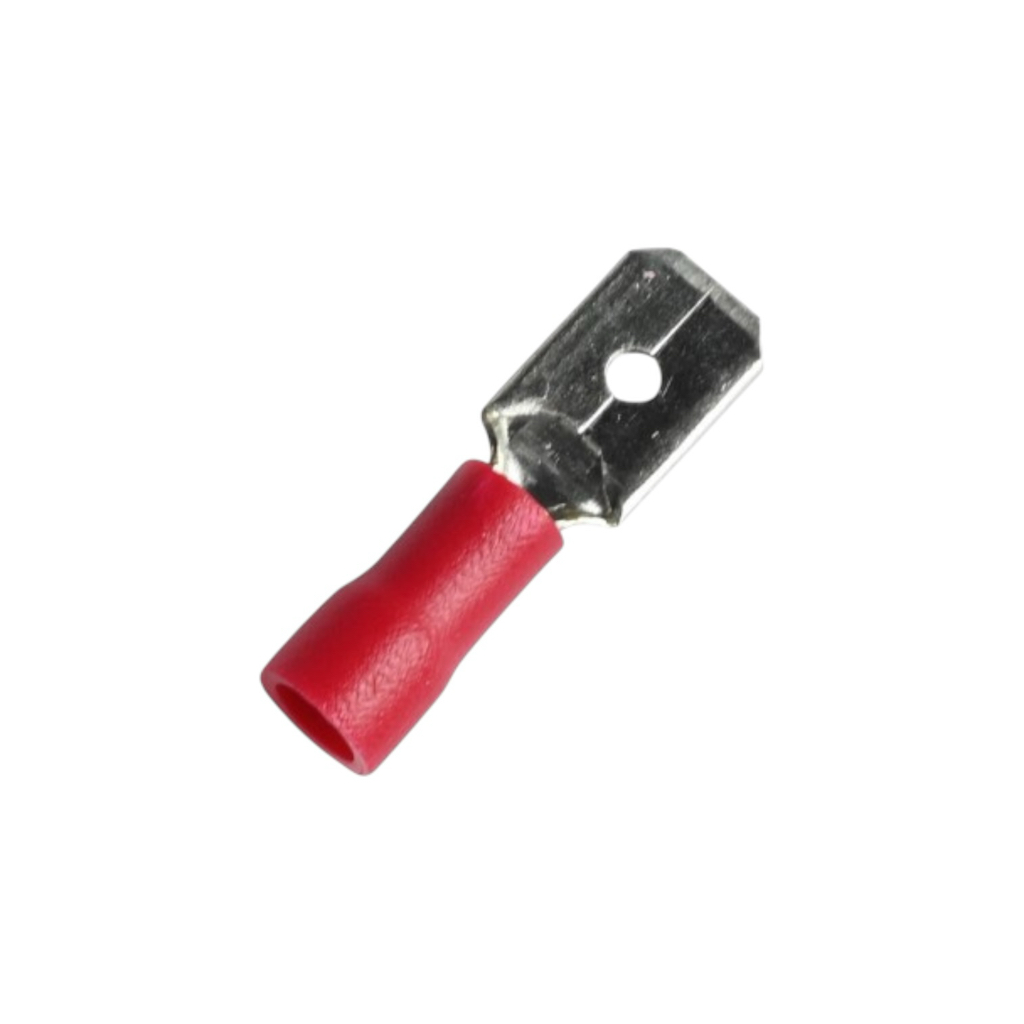 ENERGIO Наконечники ізольовані MDD1.25-250-8 (папа), червоні (уп./100шт.) MDD125-250-8
