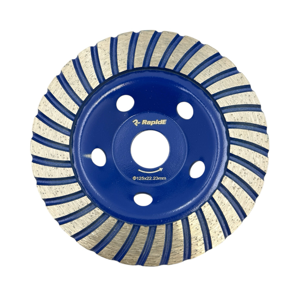 RAPIDE Evolution Turbo Tape Фреза торцева шліфувальна алмазна 125x22,2мм. R1719 RAHФ-00000907