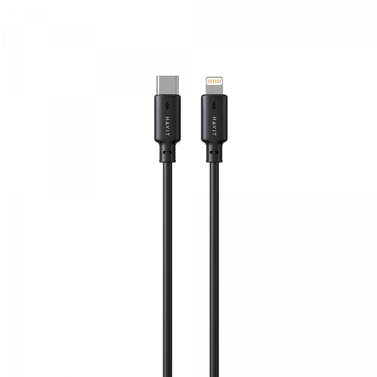 HAVIT HV-CB304C Кабель Type-C - Lightning PD30W 3A 1м Black 28576