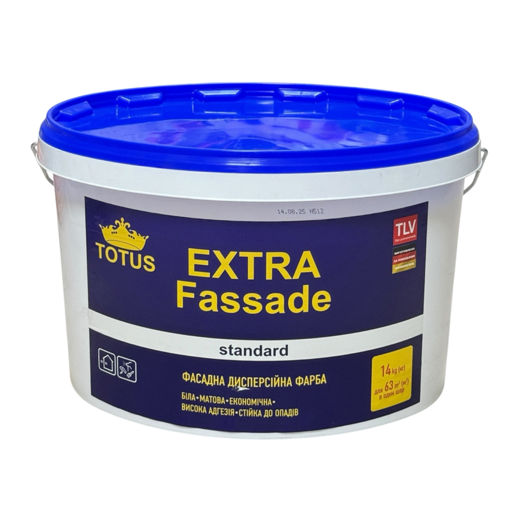 TOTUS EXTRA Fassade Фарба фасадна 14кг.