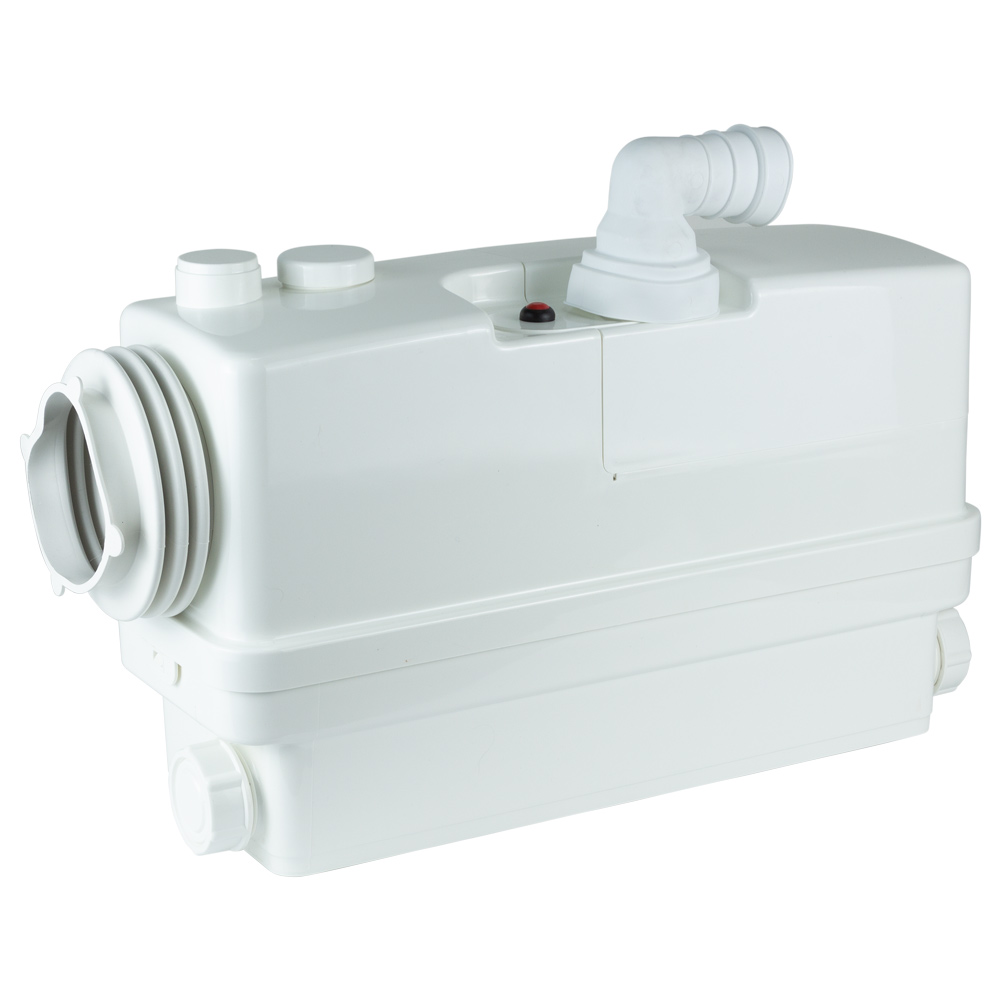 LEO 3.0 WC601В Станція каналізаційна 0.6кВт Hmax 8.5м Qmax 110л/хв 3 входу + боковий вхід 90мм 776916