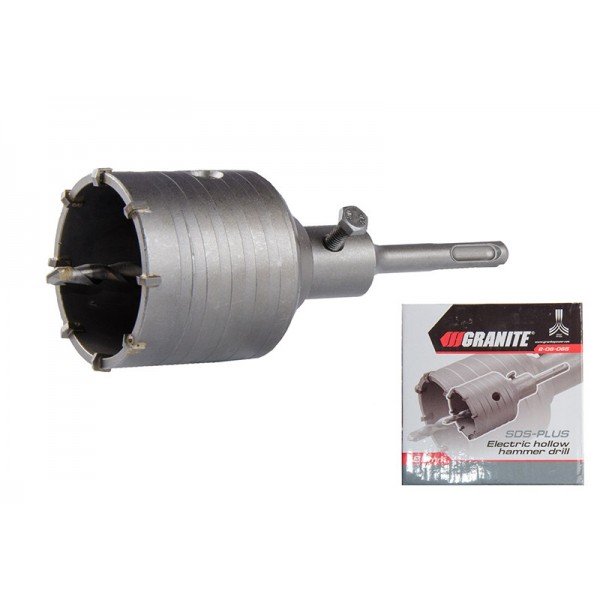 GRANITE Коронка по бетону 65мм + Перехідник SDS Plus 2-08-065