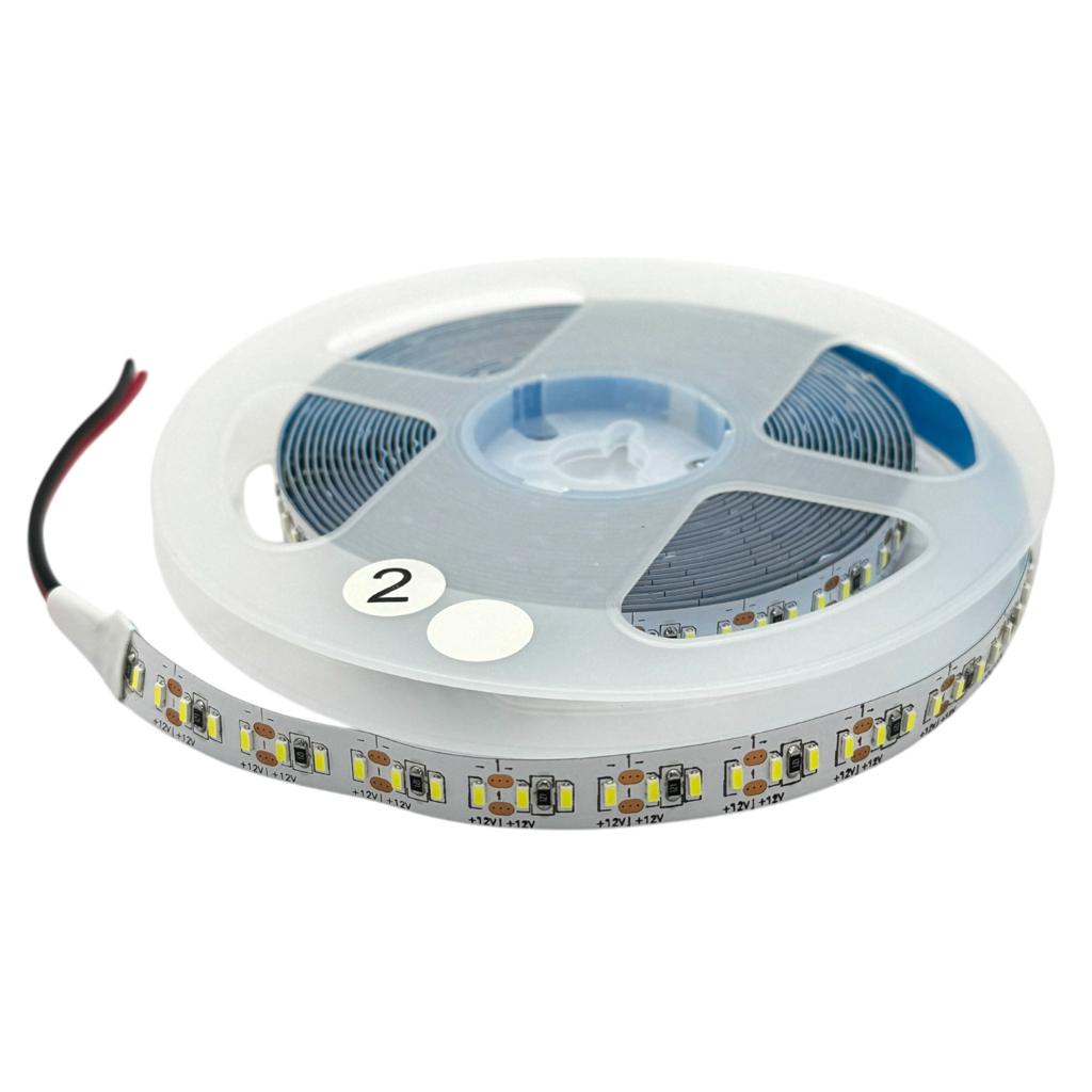 LED-Стрічка SMD3014 12V 18W IP20 204LED 6000-6500K (біла)