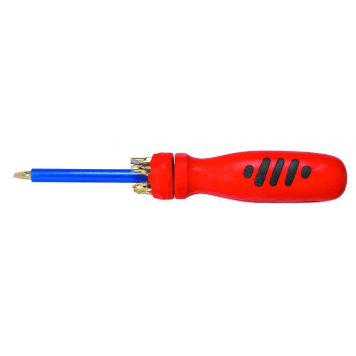 TopTools Телеск. отвёртка 8 насадок (магнит) 39D182
