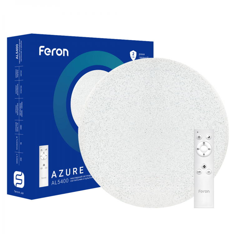 Feron SMART-Светильник 36W 2700-6400K 410*75мм. AL-5400