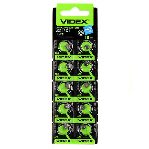 VIDEX 1,5V AG0/LR521
