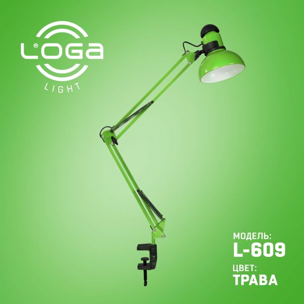 ТМ LOGA Настольная лампа (со струбц.) 