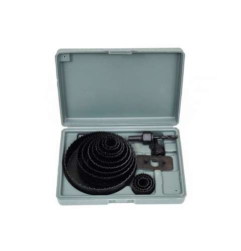 POLAX Комплект фрез по дереву та гіпсокартону (12од.) 41-003