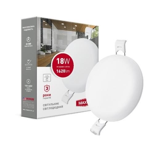 MAXUS SP LED-Светильник 18W 4100K 1-MSP-1841-C