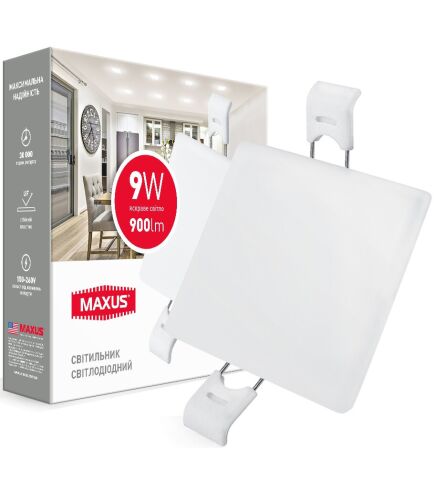 MAXUS SP LED-Светильник 9W 4100K 1MSP-0941-S