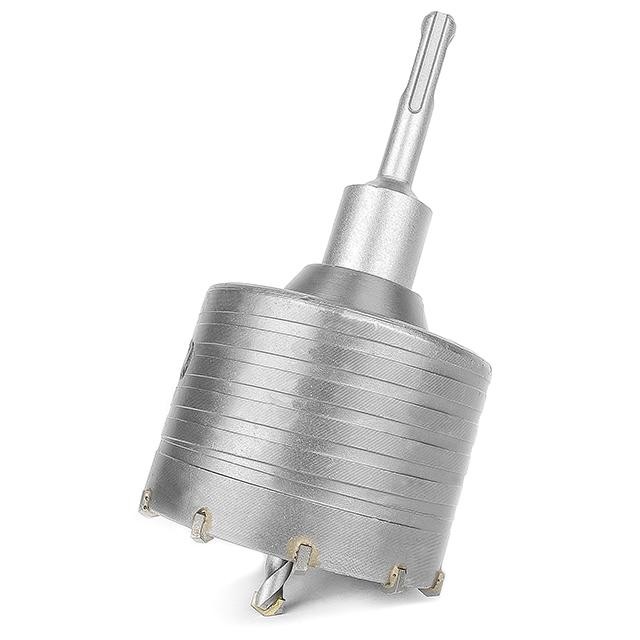 INTERTOOL Коронка по бетону 80мм + Переходник SDS Plus 100мм SD-7080