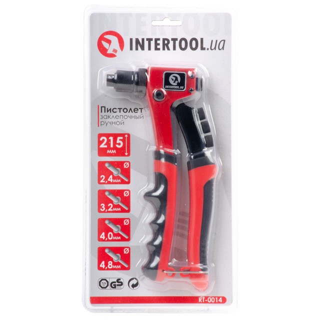 INTERTOOL Пістолет заклепувальний ручний RT-0014