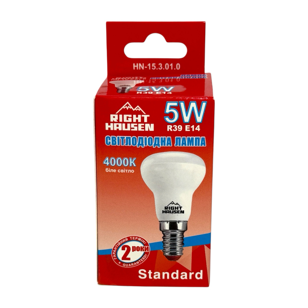 RightHausen LED-Лампа R39 5W E14 4000K HN-153010