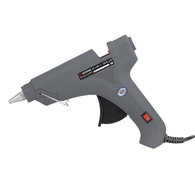 INTERTOOL Пістолет клейовий 60 Вт, 230 В, 165-180 °C під стрижні 10.8-11.5 мм, 8-20 г/хв. RT-1103