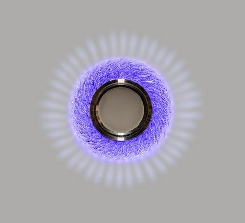Точковий світильник з Led-підсвічуванням MR16 7735WH+BL